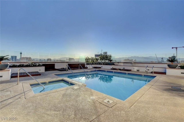 150 Las Vegas Blvd Unit 1716, Las Vegas, NV 89101 - community pool with a patio area and a hot tub