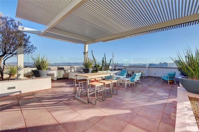 150 Las Vegas Blvd Unit 1716, Las Vegas, NV 89101 - view of patio / terrace with area for grilling