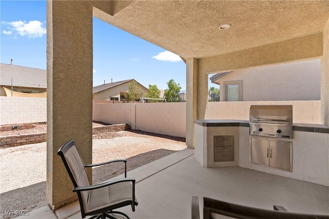 4212 Helens Pouroff Ave, North Las Vegas, NV 89085 - fenced backyard featuring a patio and area for grilling