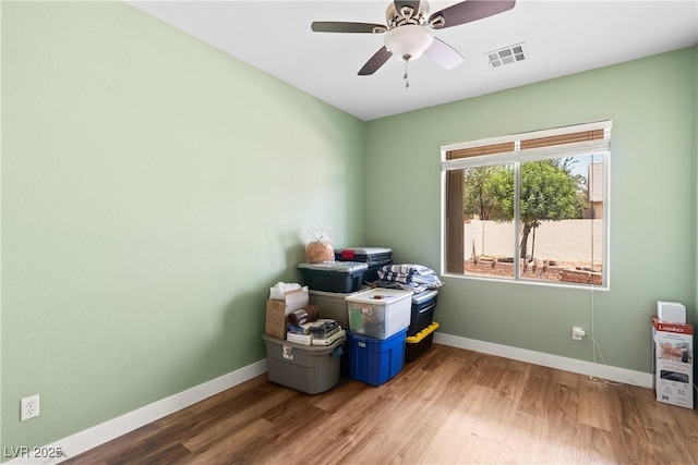 4212 Helens Pouroff Ave, North Las Vegas, NV 89085 - storage room featuring a ceiling fan