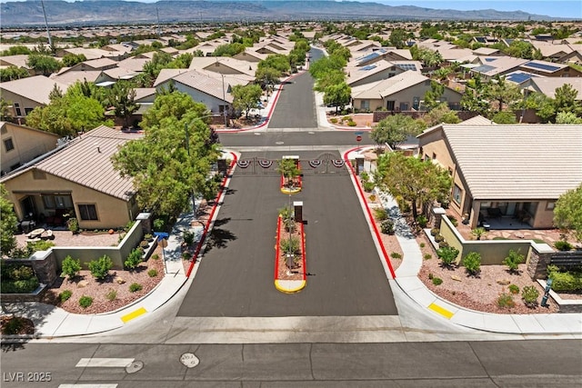 4212 Helens Pouroff Ave, North Las Vegas, NV 89085 - aerial perspective of suburban area featuring a mountainous background
