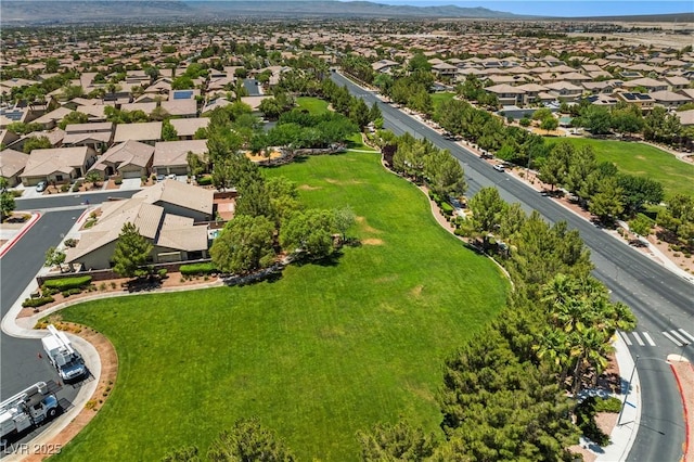 4212 Helens Pouroff Ave, North Las Vegas, NV 89085 - aerial perspective of suburban area featuring mountains