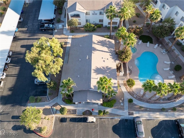 5655 E Sahara Ave Unit 1053, Las Vegas, NV 89142 - aerial view of a pool
