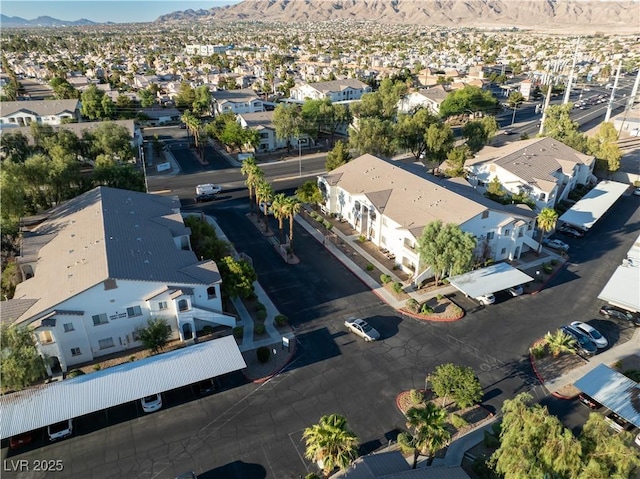 5655 E Sahara Ave Unit 1053, Las Vegas, NV 89142 - aerial view of residential area featuring a mountainous background
