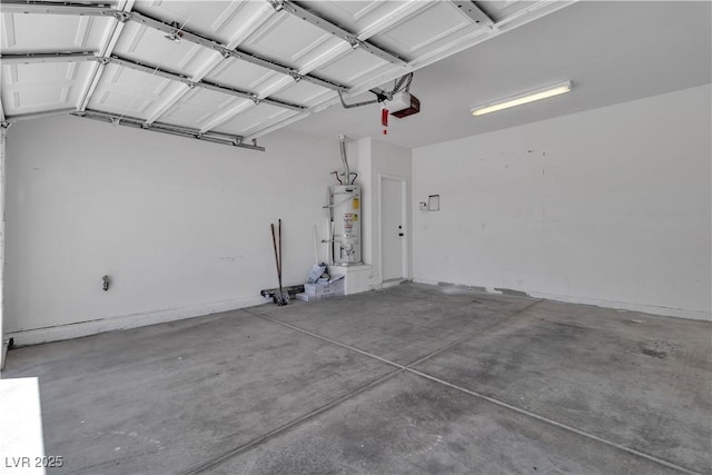 8944 W Rochelle Ave, Las Vegas, NV 89147 - garage with secured water heater and a garage door opener