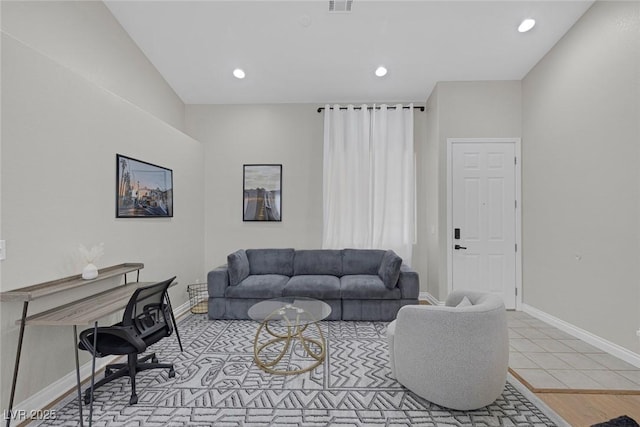 5512 Goldbrush St, Las Vegas, NV 89130 - living area with recessed lighting