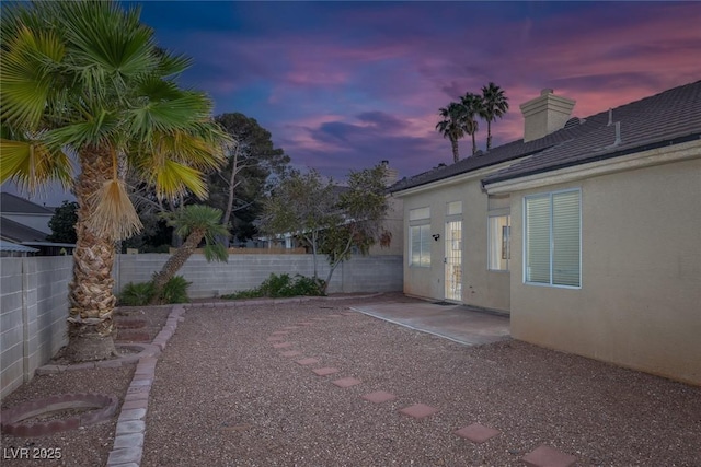 5512 Goldbrush St, Las Vegas, NV 89130 - view of yard with a patio area and french doors