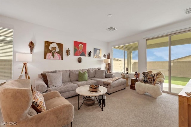 2261 Cold Canyon Ave, North Las Vegas, NV 89086 - view of carpeted living room