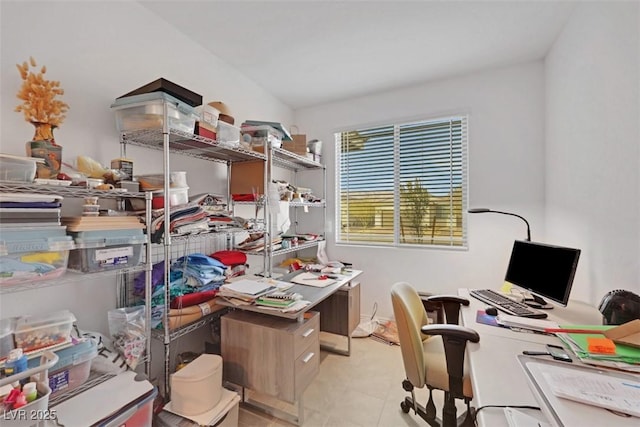 2261 Cold Canyon Ave, North Las Vegas, NV 89086 - home office with tile patterned flooring
