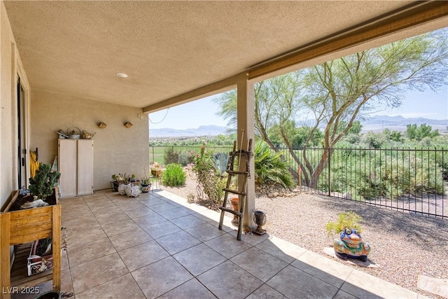 693 Hagens Aly, Mesquite, NV 89027 - view of patio / terrace featuring a mountain view