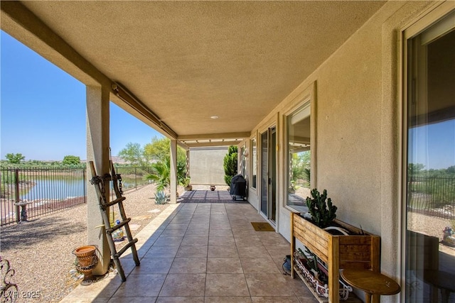 693 Hagens Aly, Mesquite, NV 89027 - view of patio with a water view