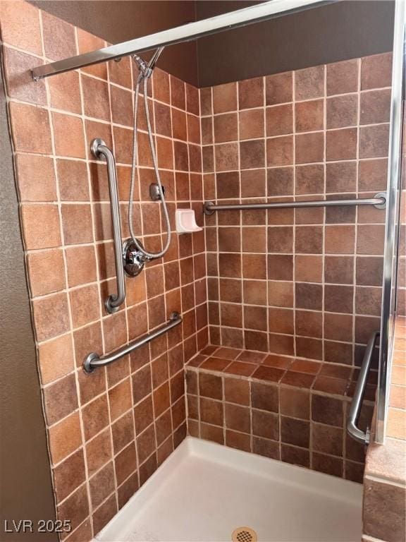 5005 Wild Thyme Ave, Las Vegas, NV 89131 - bathroom featuring a shower stall