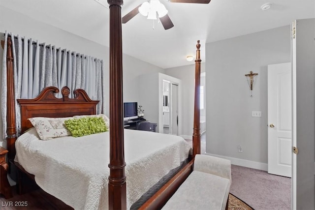 10918 Avenzano St, Las Vegas, NV 89141 - bedroom featuring carpet floors, ceiling fan, and ensuite bath
