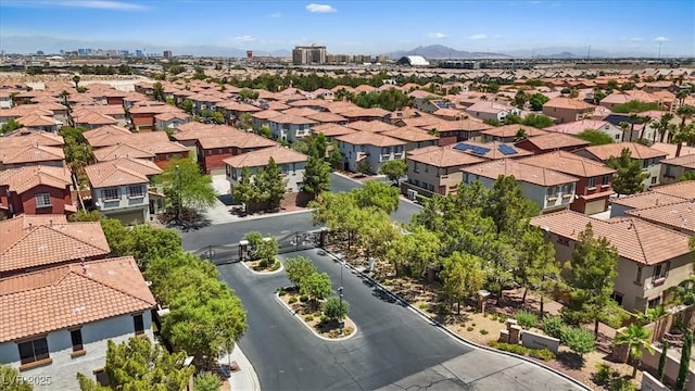 10918 Avenzano St, Las Vegas, NV 89141 - aerial view of residential area featuring a mountainous background