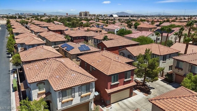 10918 Avenzano St, Las Vegas, NV 89141 - aerial perspective of suburban area with a mountainous background