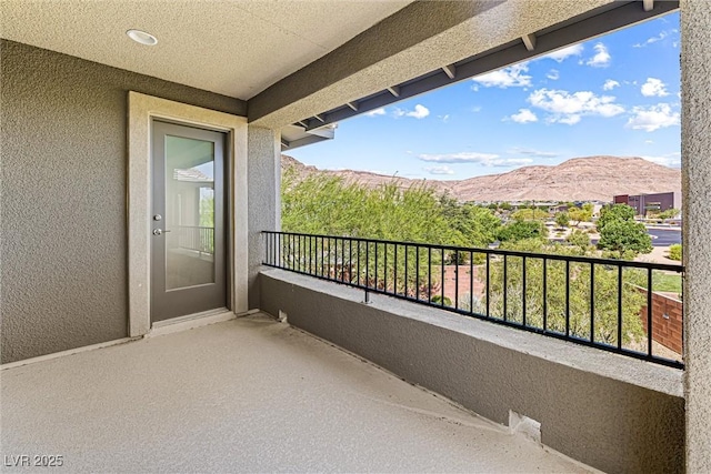 7017 Pearl Hilltop Ct, Las Vegas, NV 89148 - balcony with a mountain view