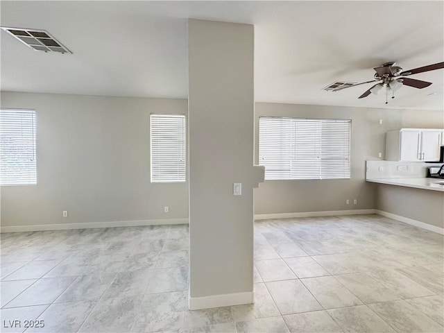 3532 Mountain Park St, Las Vegas, NV 89129 - spare room featuring a ceiling fan and light tile patterned floors