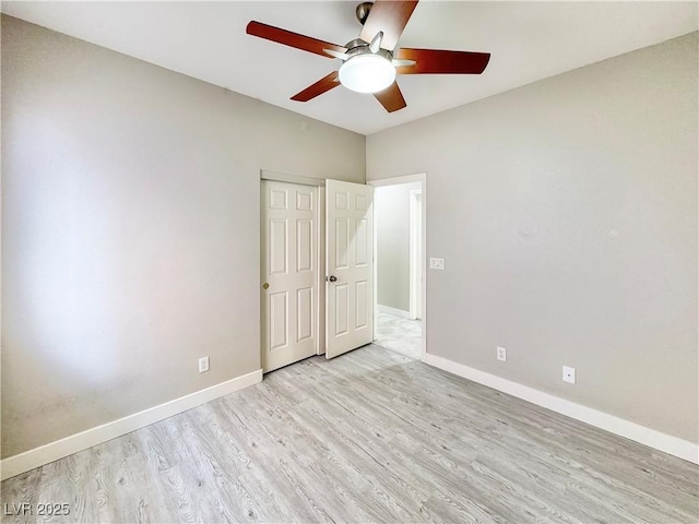 3532 Mountain Park St, Las Vegas, NV 89129 - unfurnished bedroom with wood finished floors and a ceiling fan