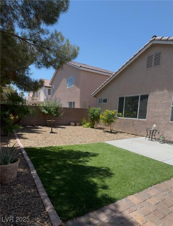 3532 Mountain Park St, Las Vegas, NV 89129 - fenced yard featuring a patio