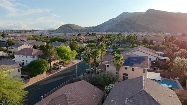 3532 Mountain Park St, Las Vegas, NV 89129 - aerial perspective of suburban area featuring a mountain backdrop