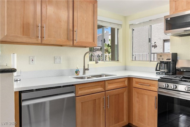 2152 High Dunes Ln, Laughlin, NV 89029 - kitchen featuring stainless steel appliances and light countertops
