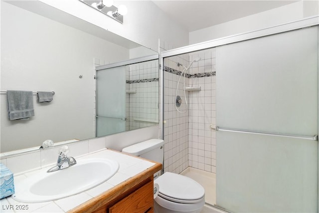 2152 High Dunes Ln, Laughlin, NV 89029 - full bathroom with a stall shower and vanity
