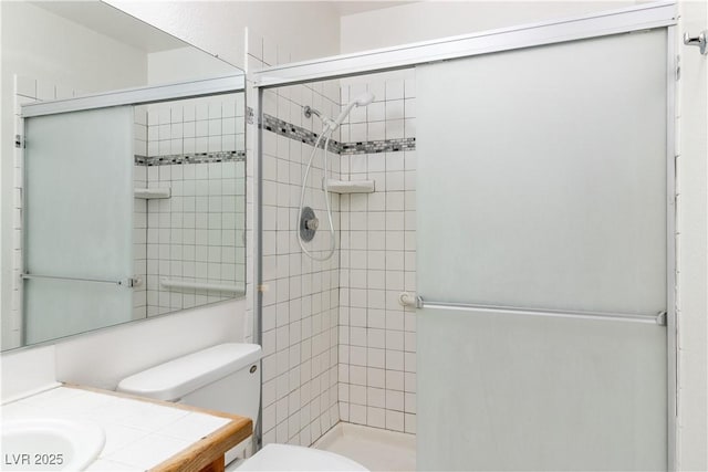 2152 High Dunes Ln, Laughlin, NV 89029 - full bath featuring a stall shower and vanity