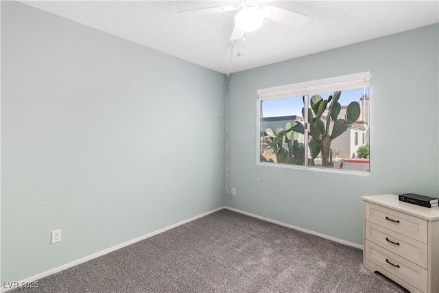 2152 High Dunes Ln, Laughlin, NV 89029 - carpeted empty room featuring a textured ceiling and ceiling fan