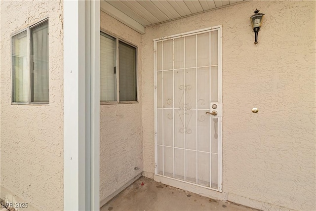 2152 High Dunes Ln, Laughlin, NV 89029 - property entrance with stucco siding