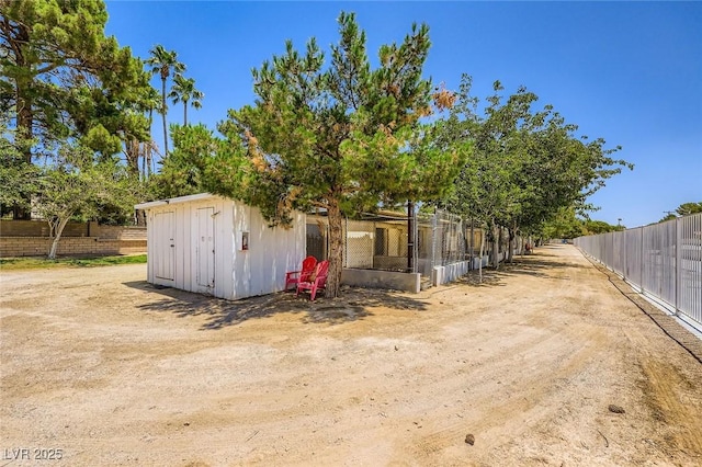 2770 La Casita Ave, Las Vegas, NV 89120 - rear view of property with an outbuilding