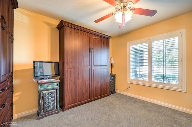 4095 Ridgewood Ave, Las Vegas, NV 89120 - bedroom featuring light colored carpet and a ceiling fan