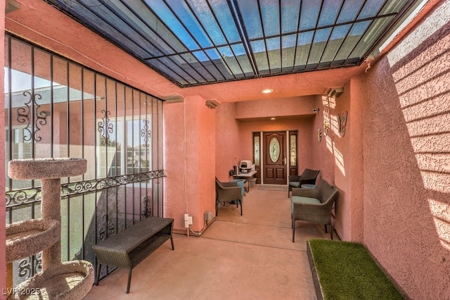 4095 Ridgewood Ave, Las Vegas, NV 89120 - view of exterior entry featuring stucco siding