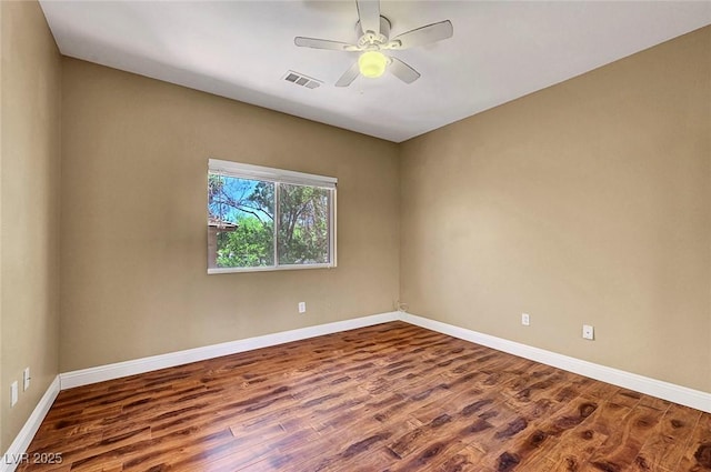 229 N Buteo Woods Ln, Las Vegas, NV 89144 - unfurnished room with wood finished floors and a ceiling fan