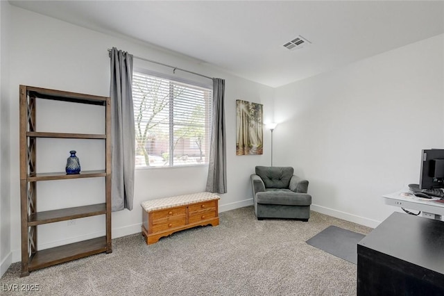 201 Crown Imperial St, Henderson, NV 89074 - sitting room featuring light colored carpet and baseboards