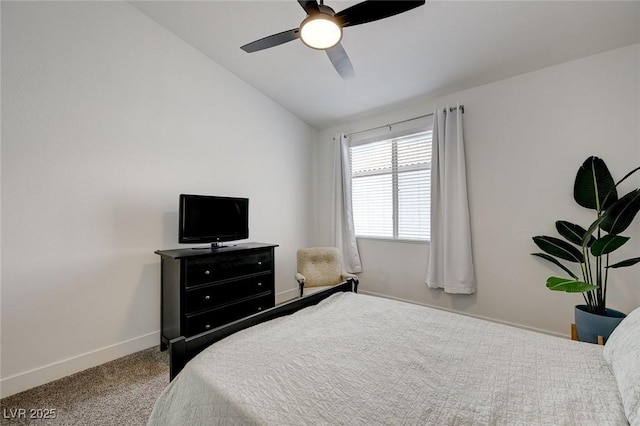 201 Crown Imperial St, Henderson, NV 89074 - carpeted bedroom with lofted ceiling and a ceiling fan