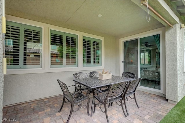 2433 Amatrice St, Henderson, NV 89044 - view of patio featuring outdoor dining space