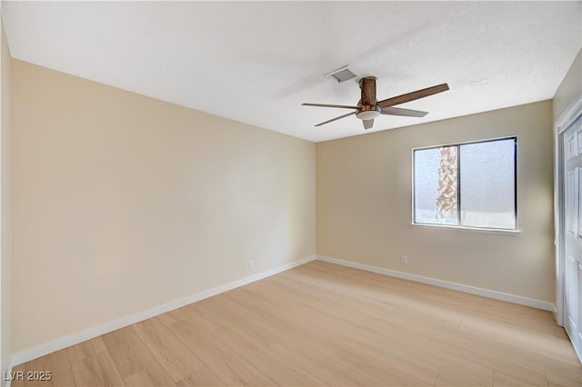 1905 Plaza Del Padre, Las Vegas, NV 89102 - spare room with light wood-style floors and a ceiling fan