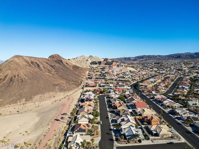 816 Sandsprings St, Henderson, NV 89011 - aerial view of property's location featuring nearby suburban area and a mountain backdrop