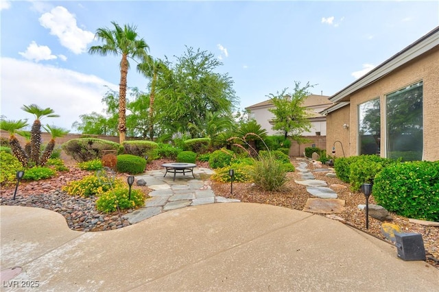1704 River Birch St, Las Vegas, NV 89117 - view of patio / terrace with an outdoor fire pit