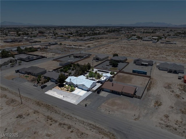 901 E Jaybird St, Pahrump, NV 89048 - bird's eye view of a mountainous background and a desert landscape