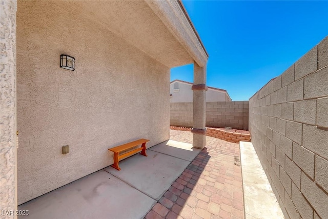 1717 Dwayne Stedman Ave, Las Vegas, NV 89106 - fenced backyard with a patio area
