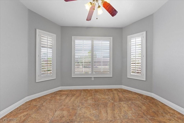 4029 Ricebird Way N, Las Vegas, NV 89084 - spare room featuring plenty of natural light and ceiling fan
