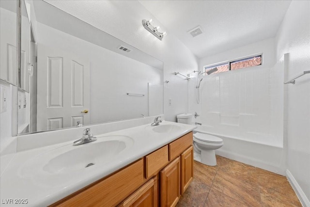 4029 Ricebird Way N, Las Vegas, NV 89084 - bathroom featuring double vanity and shower / bathtub combination