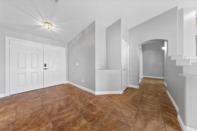 4029 Ricebird Way N, Las Vegas, NV 89084 - entrance foyer featuring arched walkways and tile patterned flooring