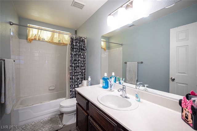 7231 Sequoia Springs Dr, Las Vegas, NV 89147 - full bathroom featuring shower / tub combo with curtain and vanity