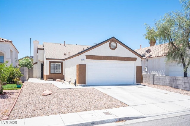 7231 Sequoia Springs Dr, Las Vegas, NV 89147 - single story home featuring stucco siding, an attached garage, and driveway