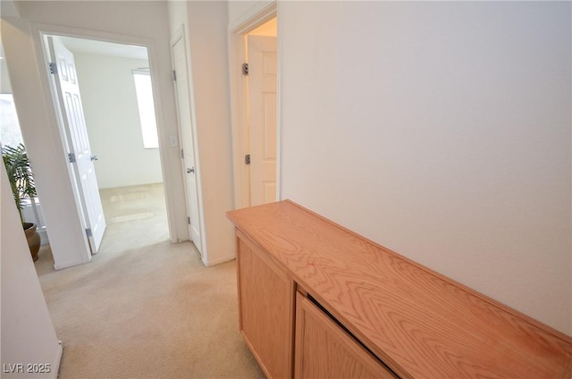 6098 Darkfeather Way, Las Vegas, NV 89139 - hall featuring light carpet and plenty of natural light