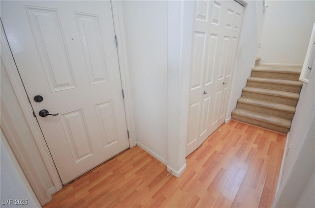 6098 Darkfeather Way, Las Vegas, NV 89139 - stairs featuring wood finished floors