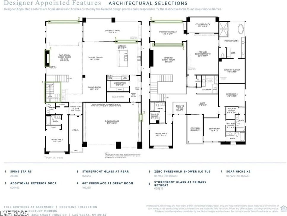 4853 Shady Ridge Dr, Las Vegas, NV 89135 - view of property floor plan
