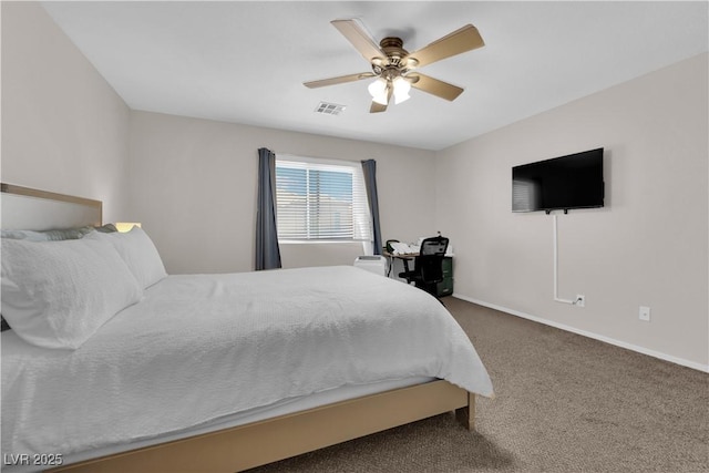 9957 Fine Fern St, Las Vegas, NV 89183 - bedroom featuring carpet and ceiling fan